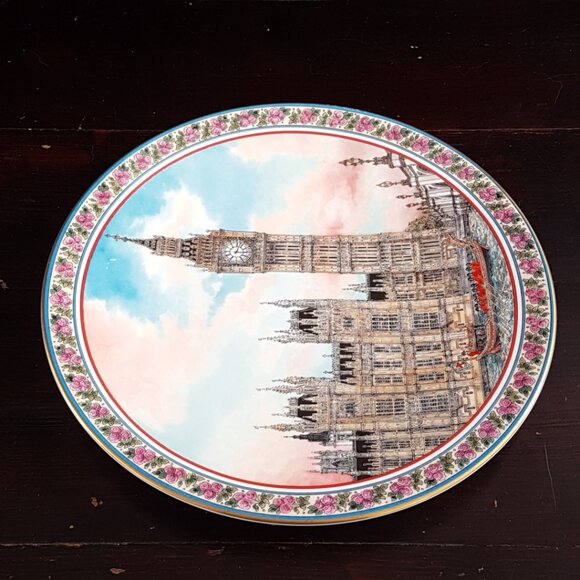 Royal Worcester Big Ben Famous Landmarks Bone China Collector Plate - Picture 3 of 8